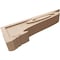 Ekena Millwork 6"W x 36"D x 12"H Thin Scroll Rough Cedar Woodgrain TimberThane Corbel, Primed Tan CORUR06X36X12SCRRCPR - alternate 5